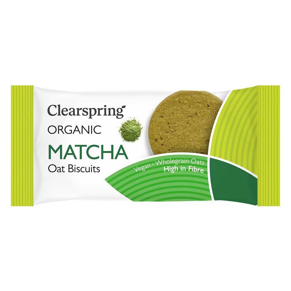 Clearspring Organic Matcha Oat Biscuits