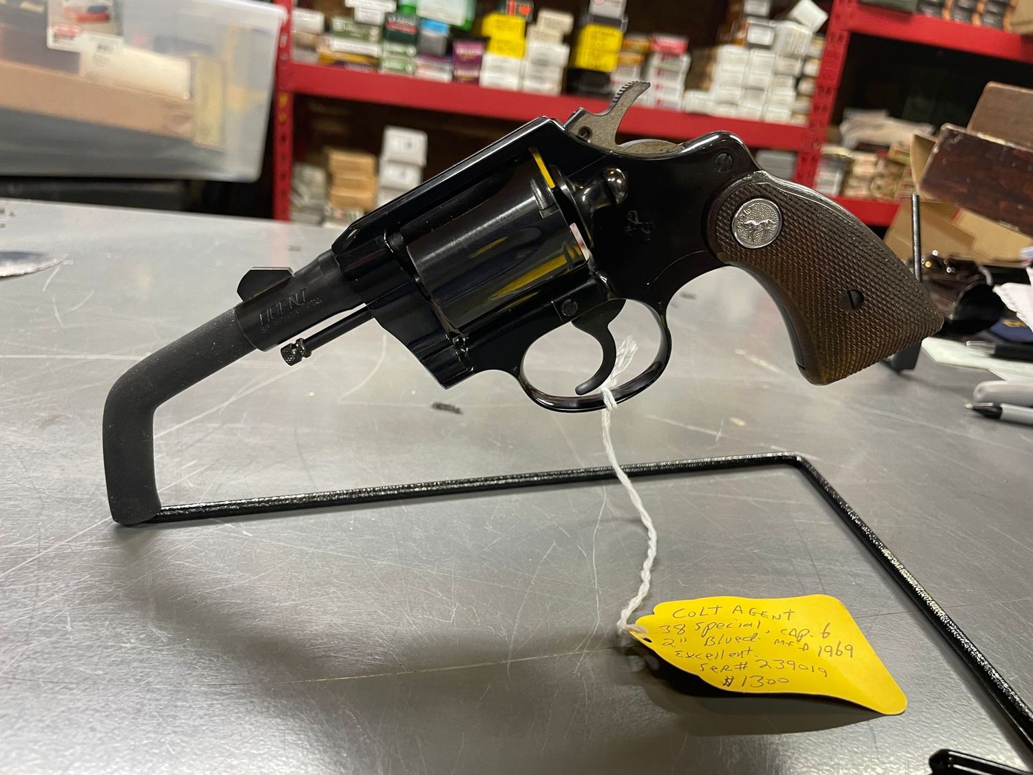 Colt Agent, 2 inch , 38 special, blued, 1969, Excellent