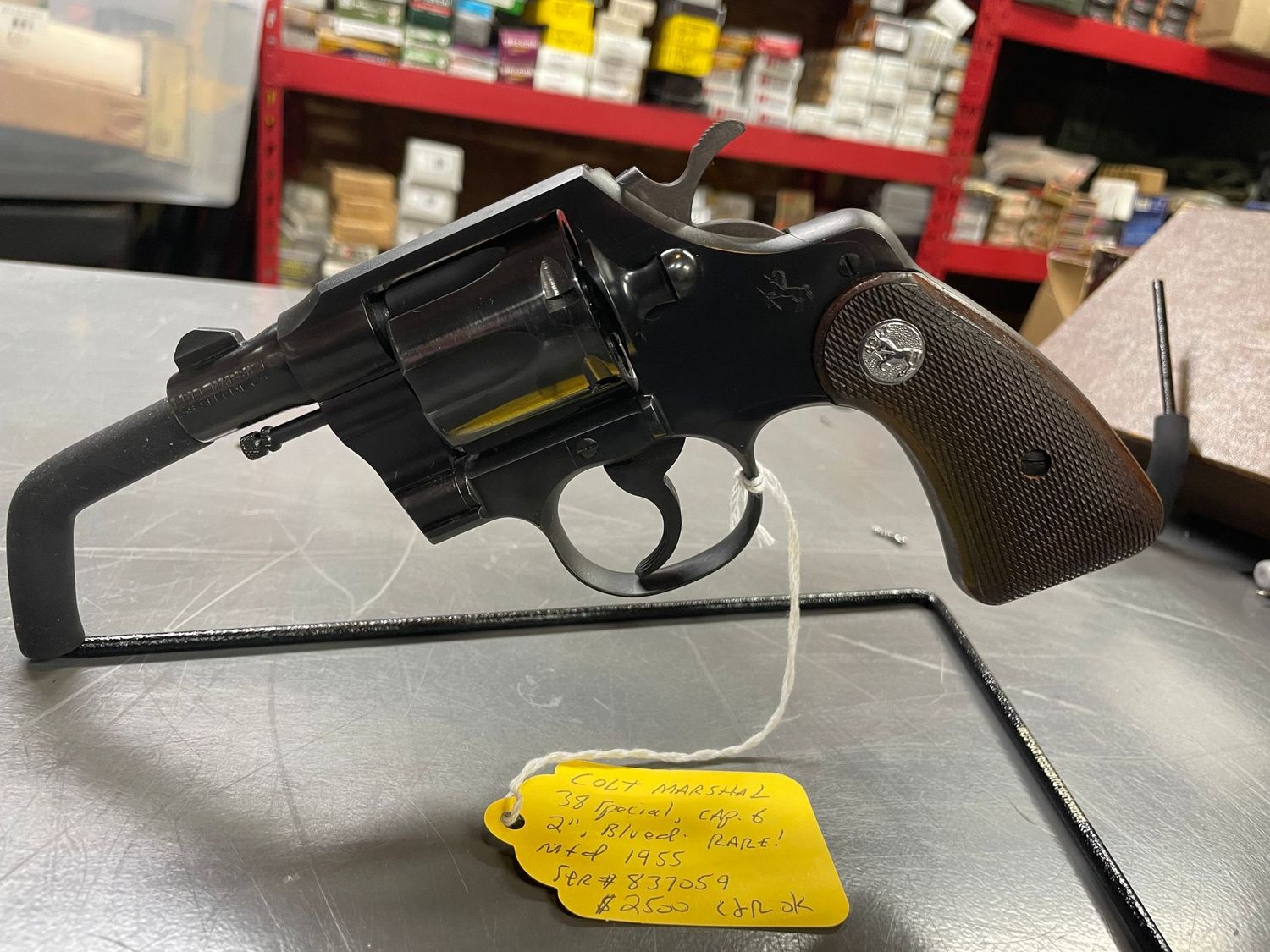 Colt Marshall, 38 Special, 2 inch, 6 shot, Blued, 1955, Rare and in Excellent Condition! C&R ok