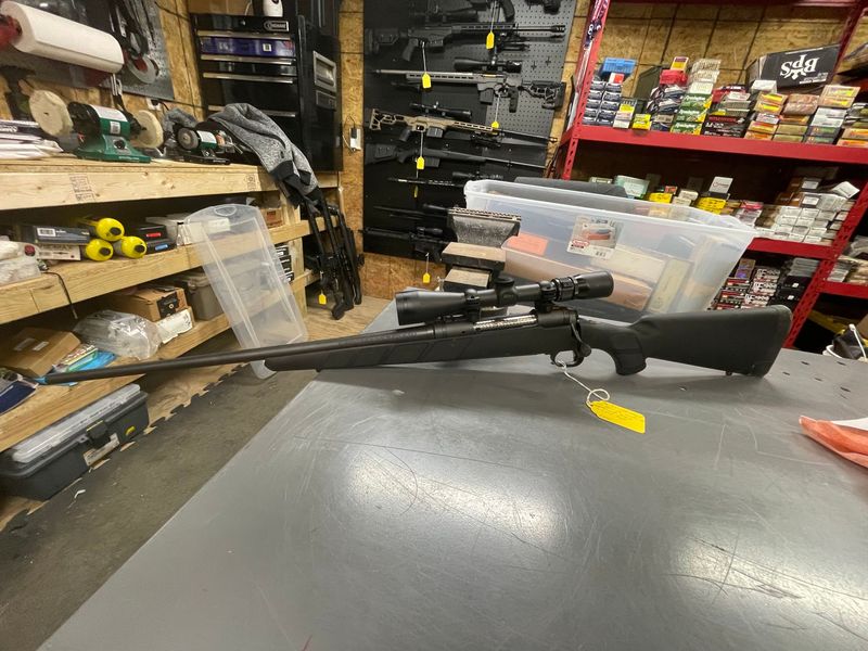 Savage Model 111, 30-06, Left Hand Bolt, 22 inch, Nikon 3-9x40 scope. Unfired, some minor storage scratches