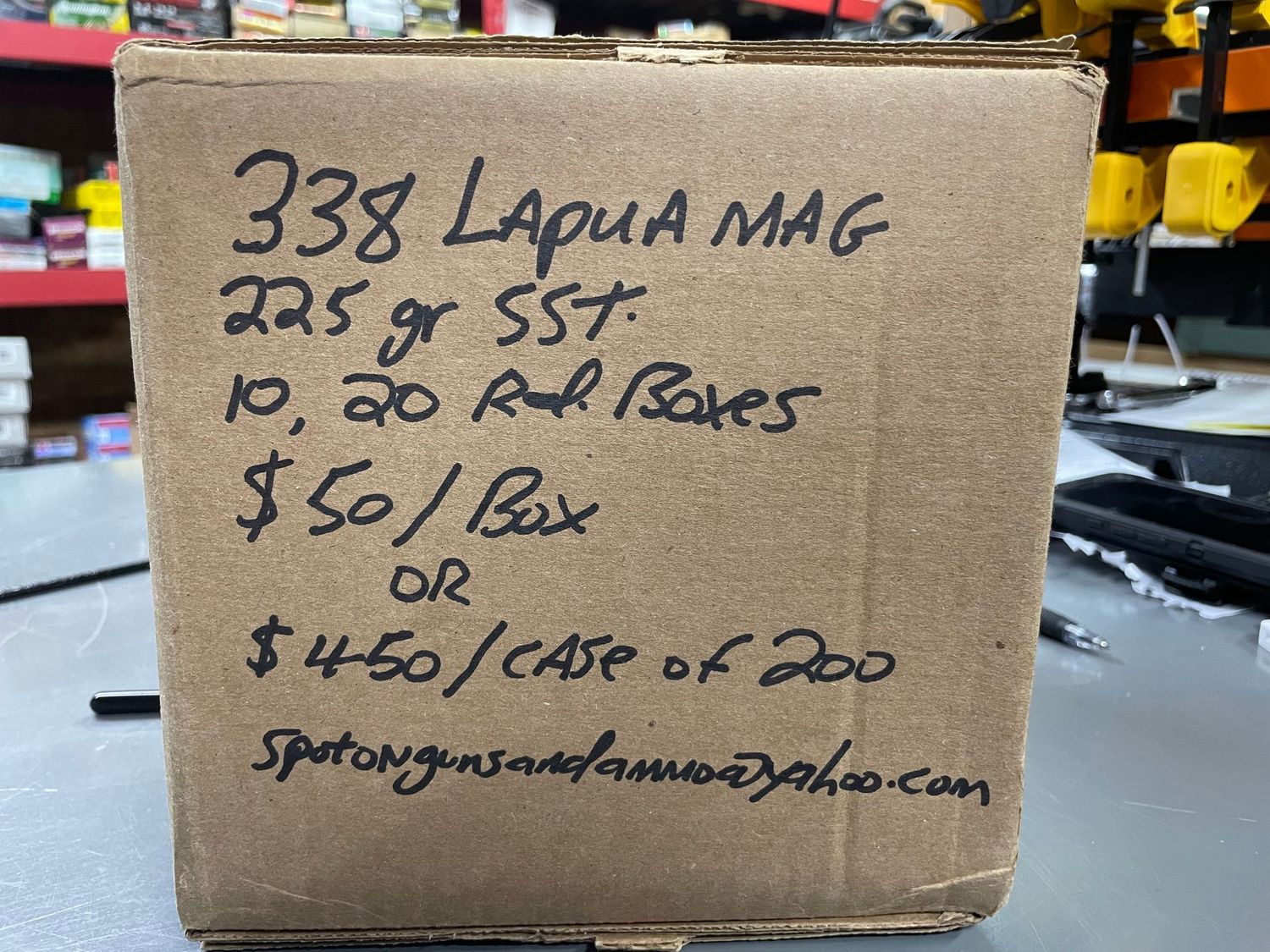 338 Lapua Magnum Ammo, 225 gr SST , 10, 20 round boxes AMMO inc. HunterLR