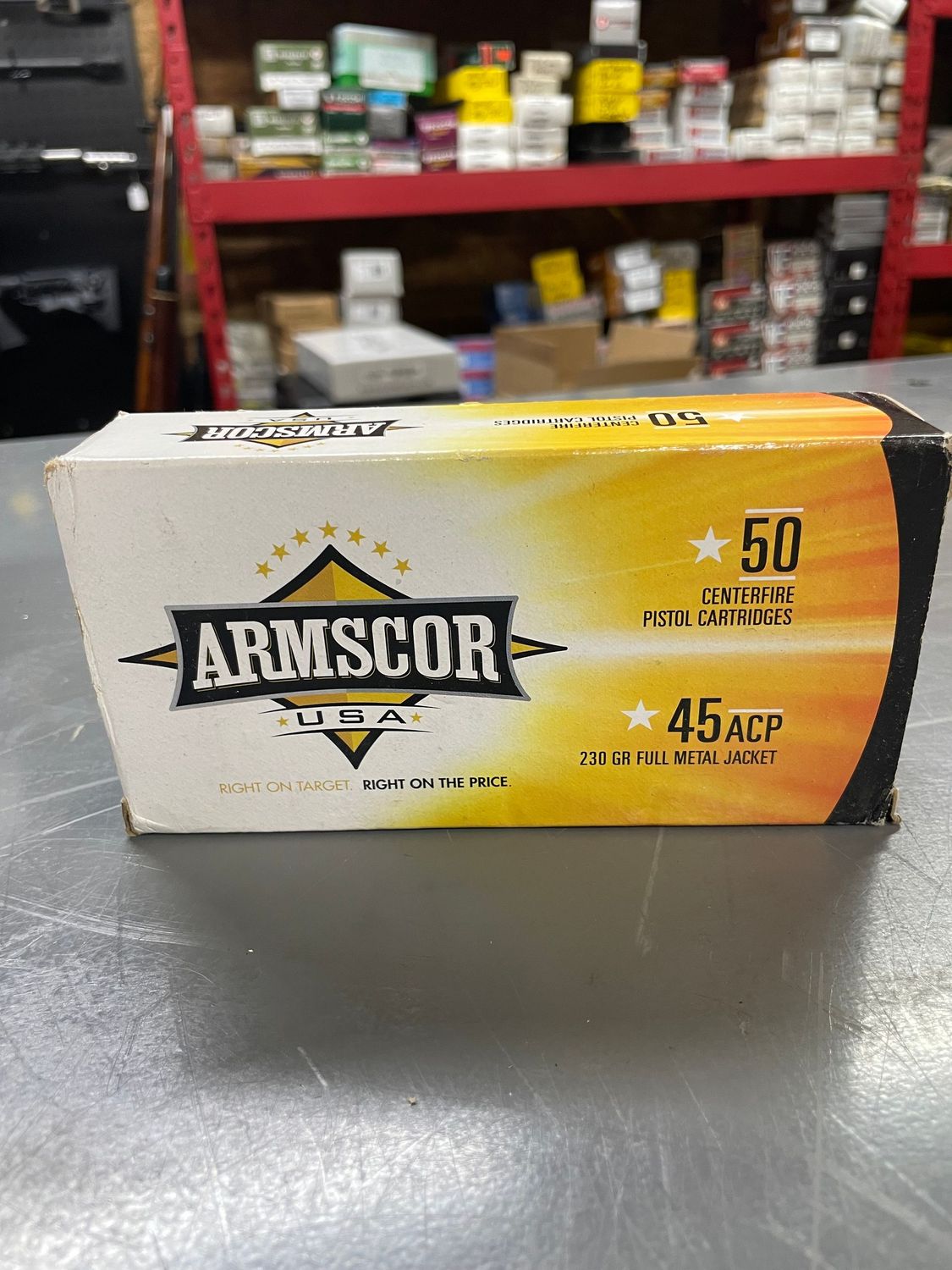 Armscor 45 ACP, 230gr FMJ. 50/box
