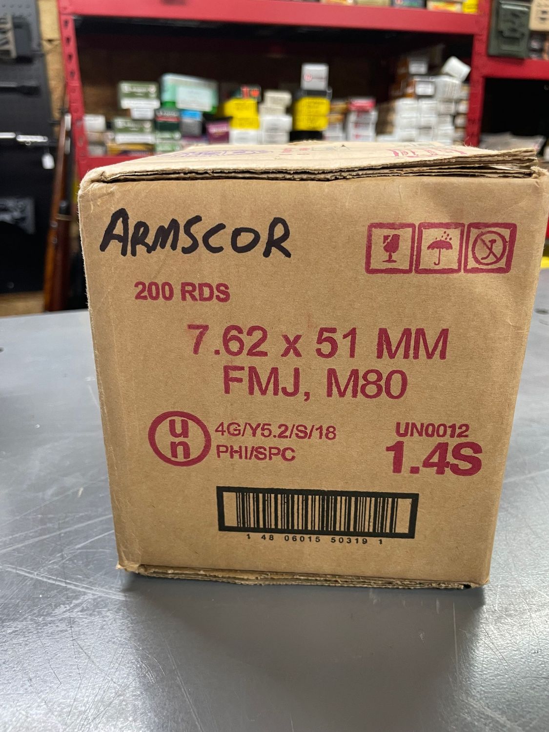 Armscor 7.62x51, 147gr FMJ M80. 200 rounds