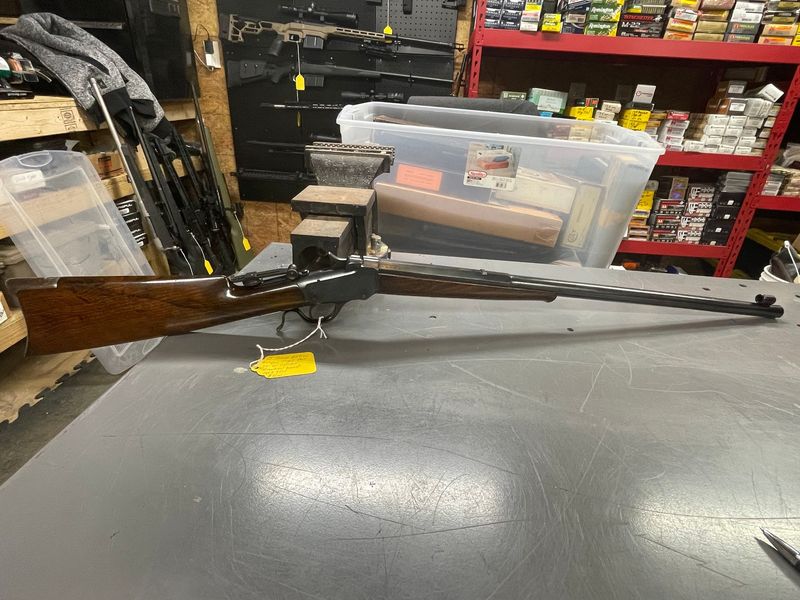 J Stevens A&T CO. Antique single shot 32-20 caliber. Excellent condition, beautiful wood! Fold up tang sight