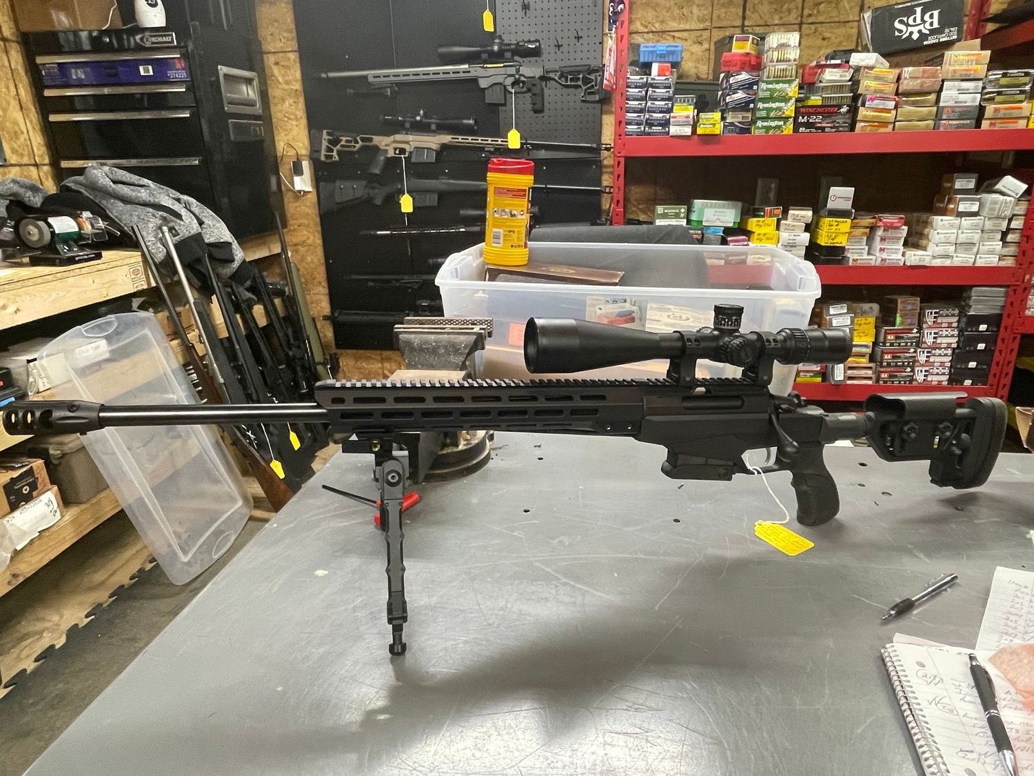 Tika TX3 308, New with box, 22 inch with brake and bipod. Left Hand Bolt 1 mag.. Nikon Black 4-24x50 scope