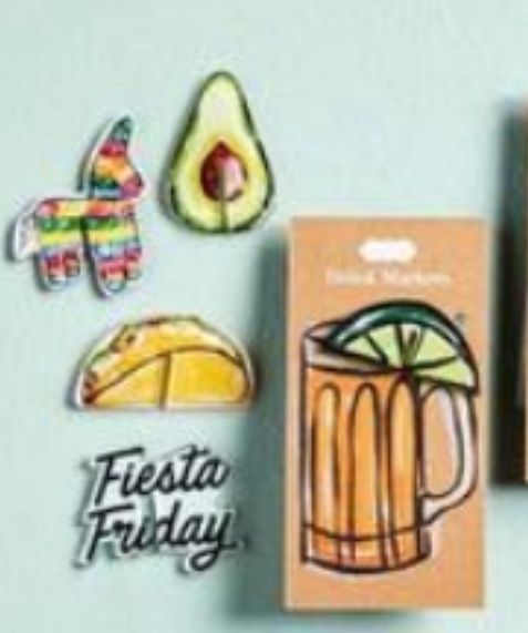 BEER ACRYLIC DRINK MARKER SET