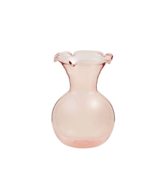 PINK BOTANICA RUFFLE VASE