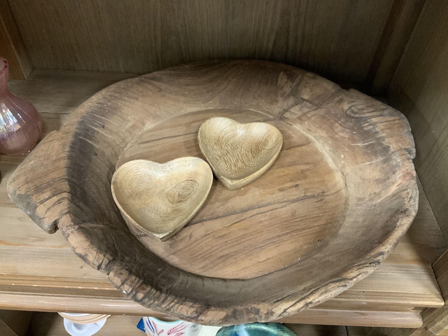 Large Found Wooden Bowl