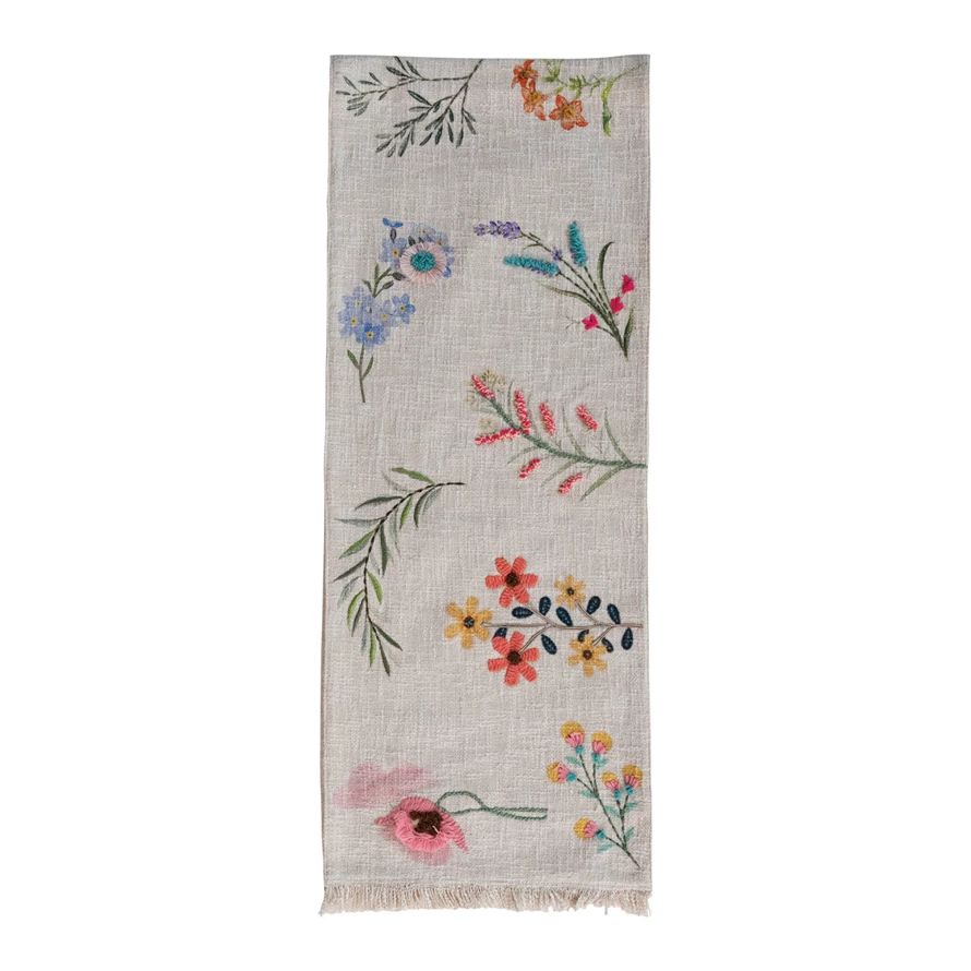 TABLE RUNNER/W FLOWERS