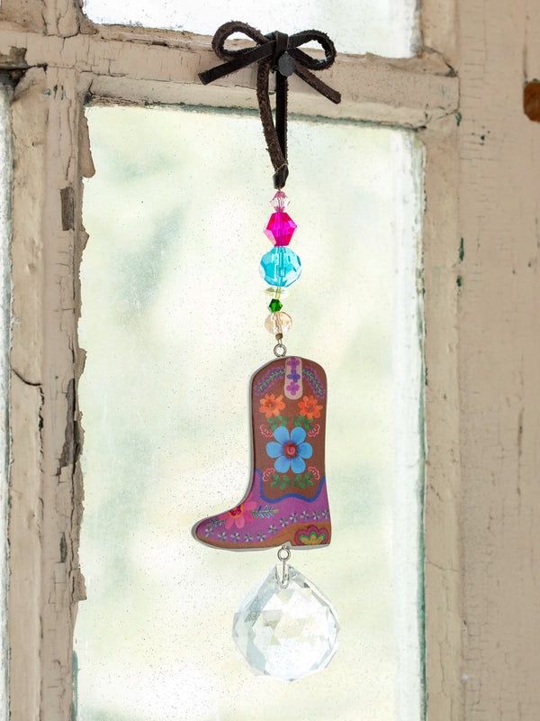 SUN CATCHER BOOT CAR CHARM NL