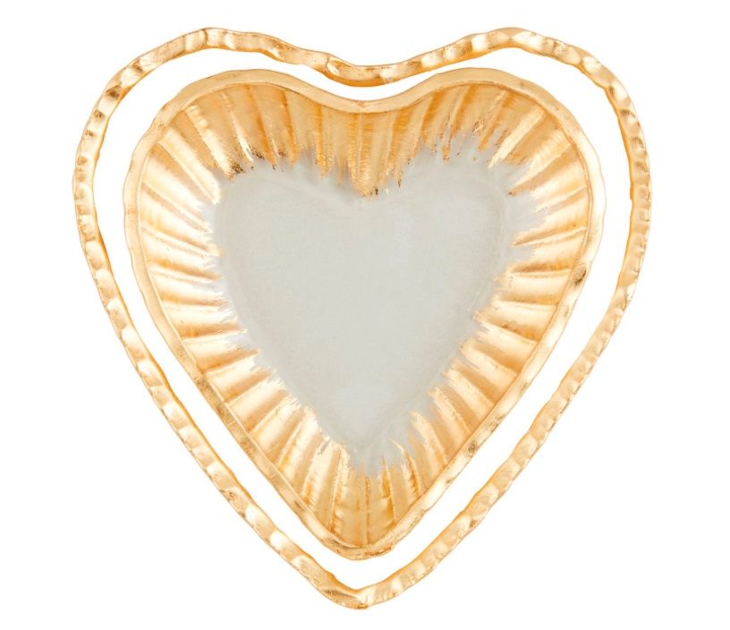 SMALL HEART GLASS DISH