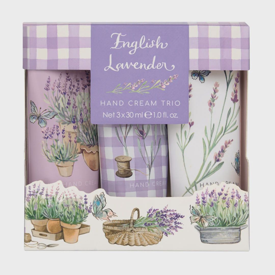 English Lavender  Hand Cream  Trio