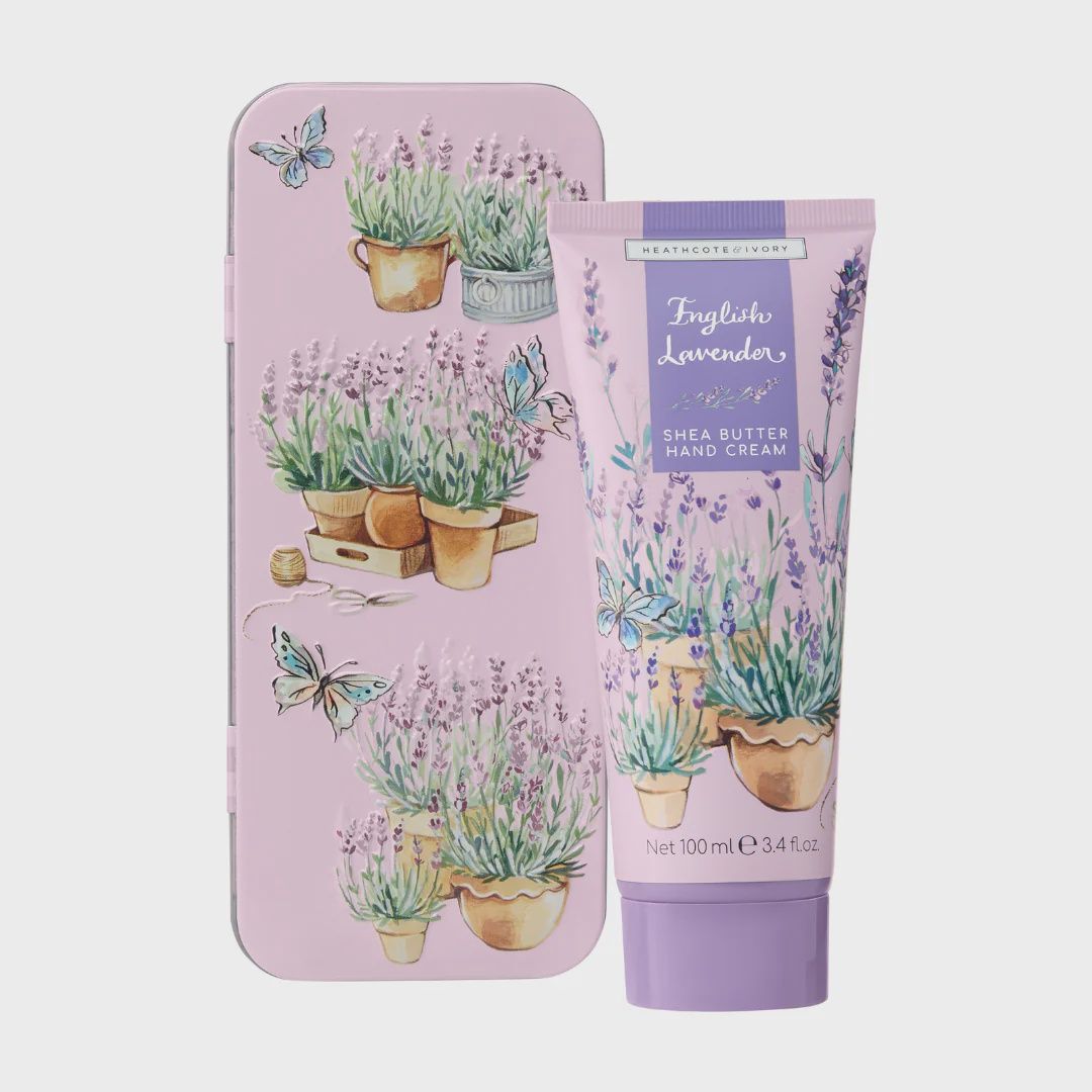 English  Lavender Hand Cream in Tin