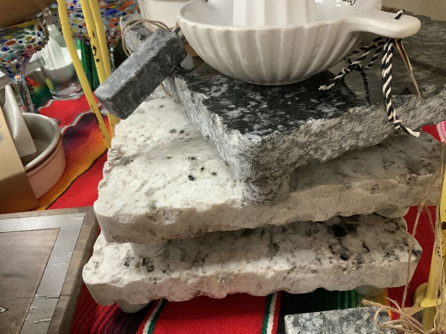 Gray Large Granite Board Set