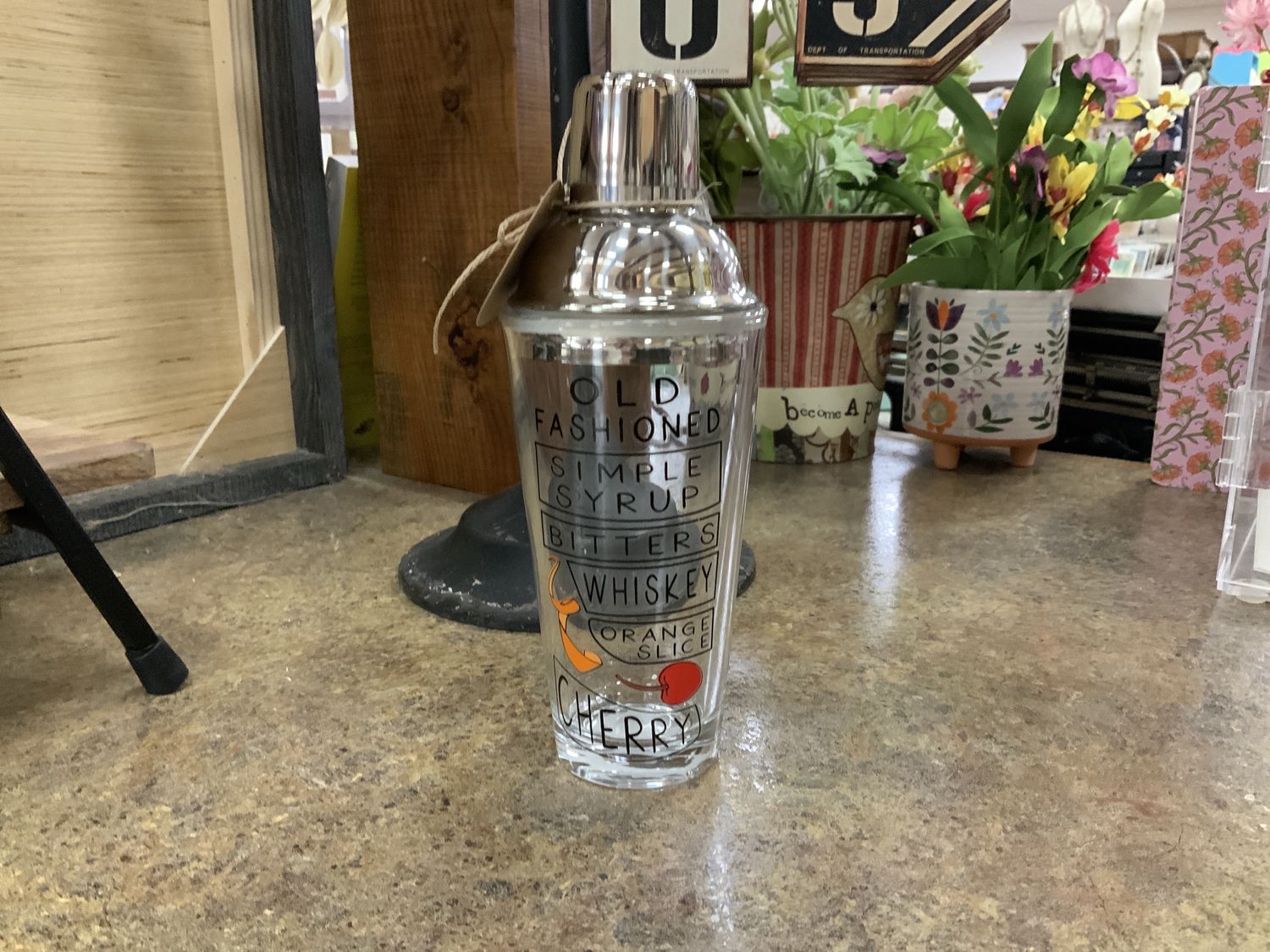 Old Fashioned Cocktail Shaker