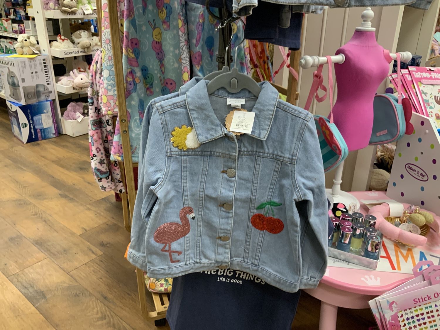 KIDS JEAN JACKET LARGE