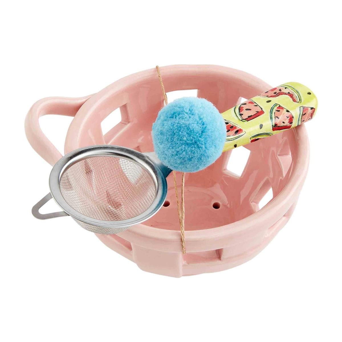 Pink Colorful Berry Bowl Set