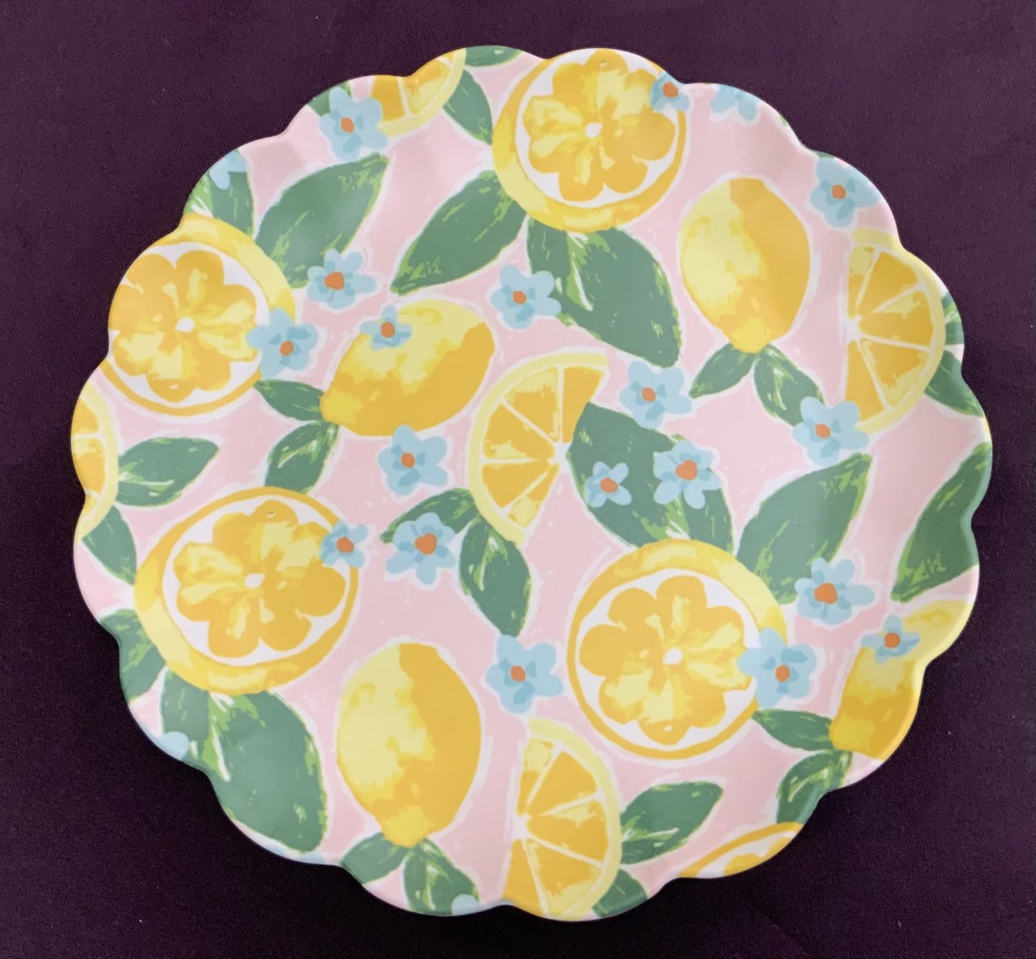 LEMON MELAMINE PLATE