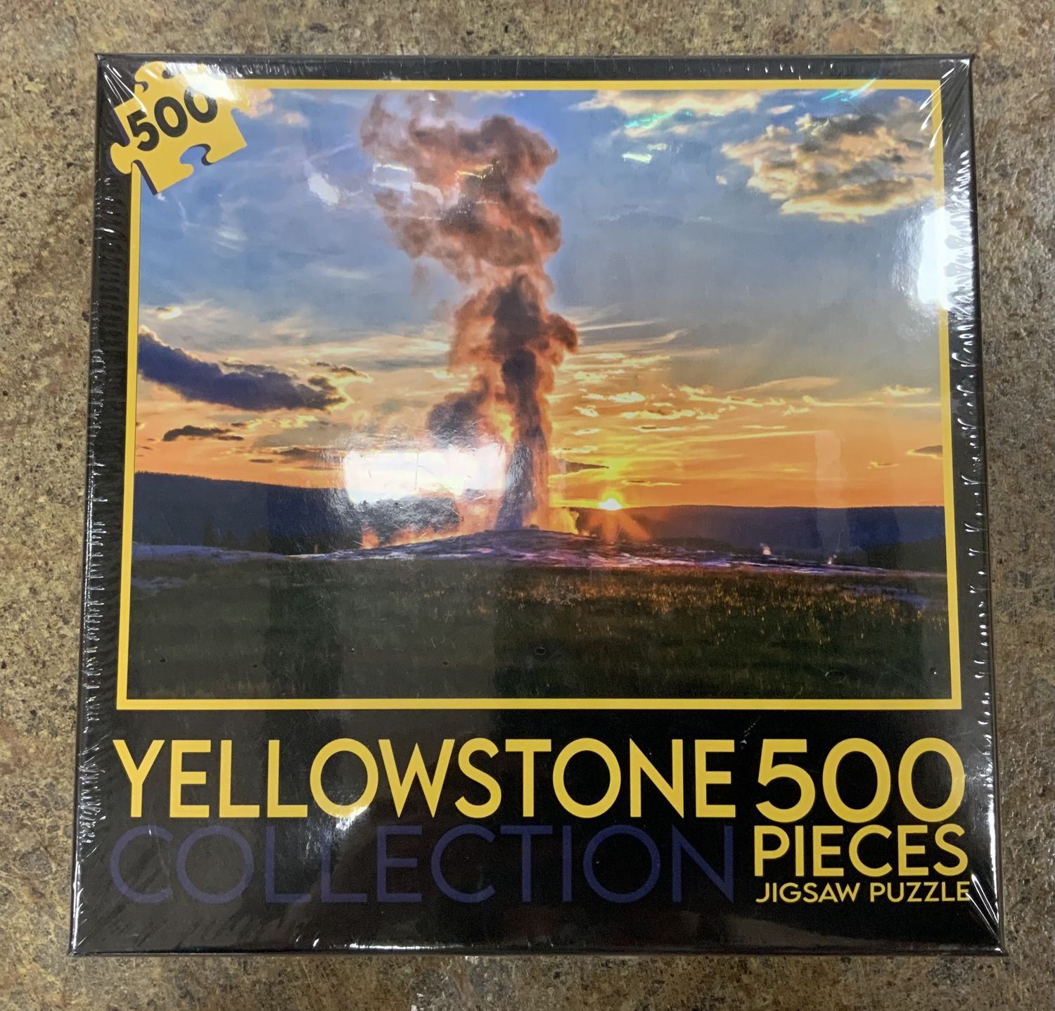 Yellowstone Puzzle - Old Faithful
