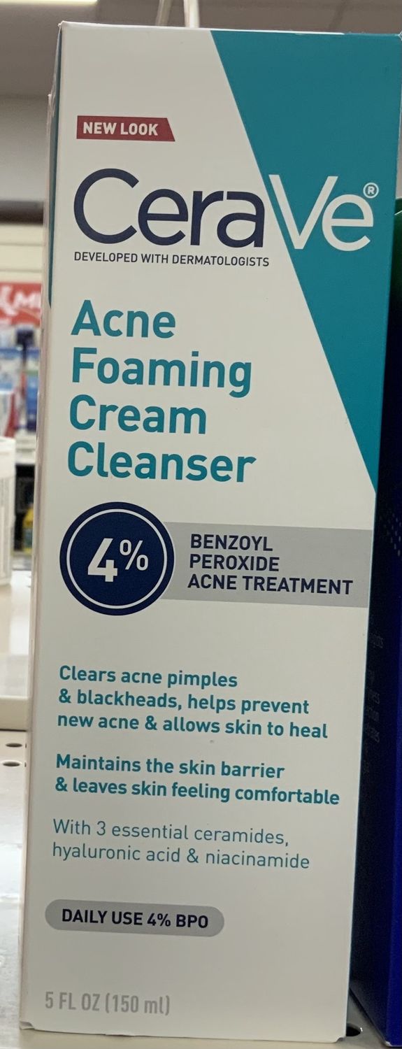 CERAVE ACNE FOAMING CREAM CLENSER