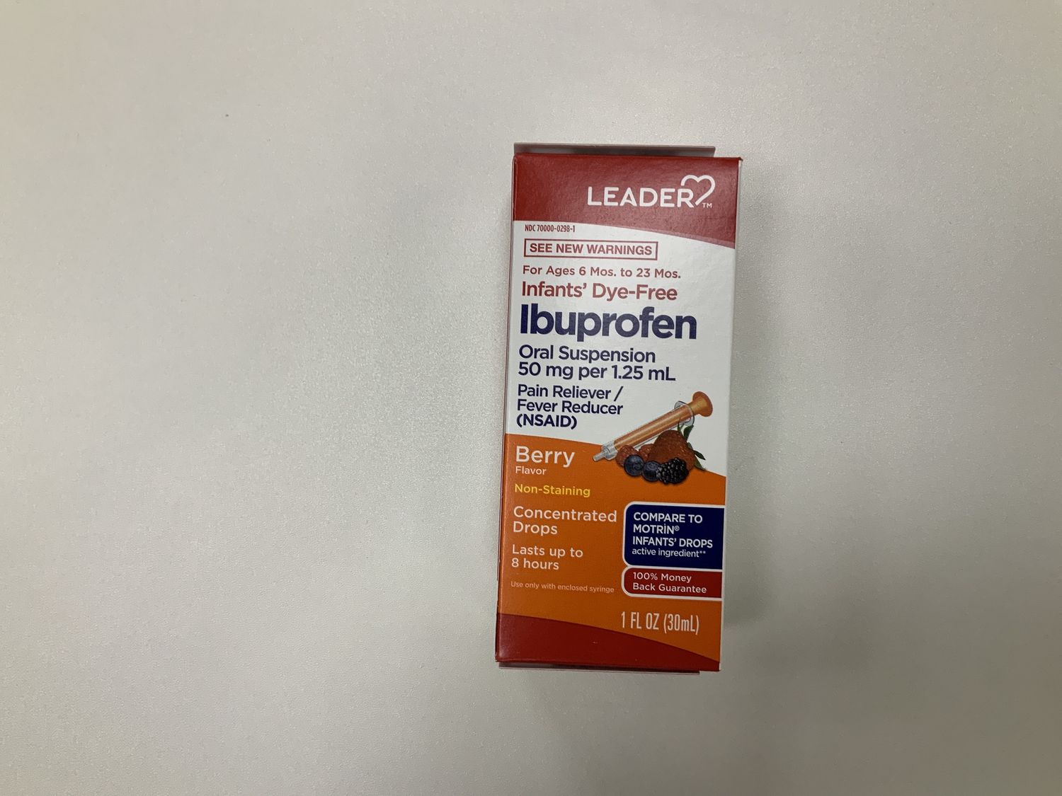 Infant Ibuprofen 50 Mg/1.25 Ml