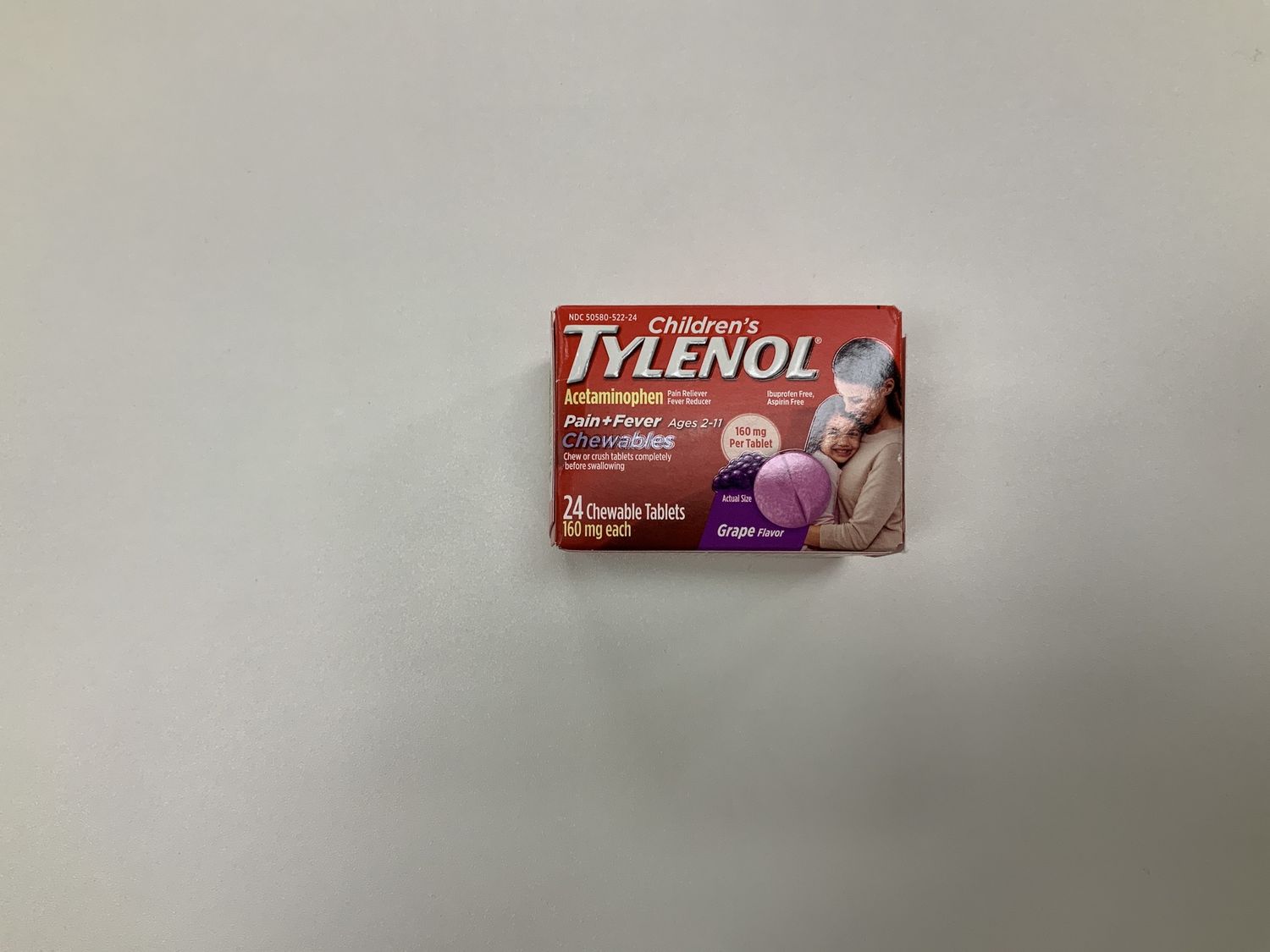 Child Tylenol 160 Mg Tab Chewable