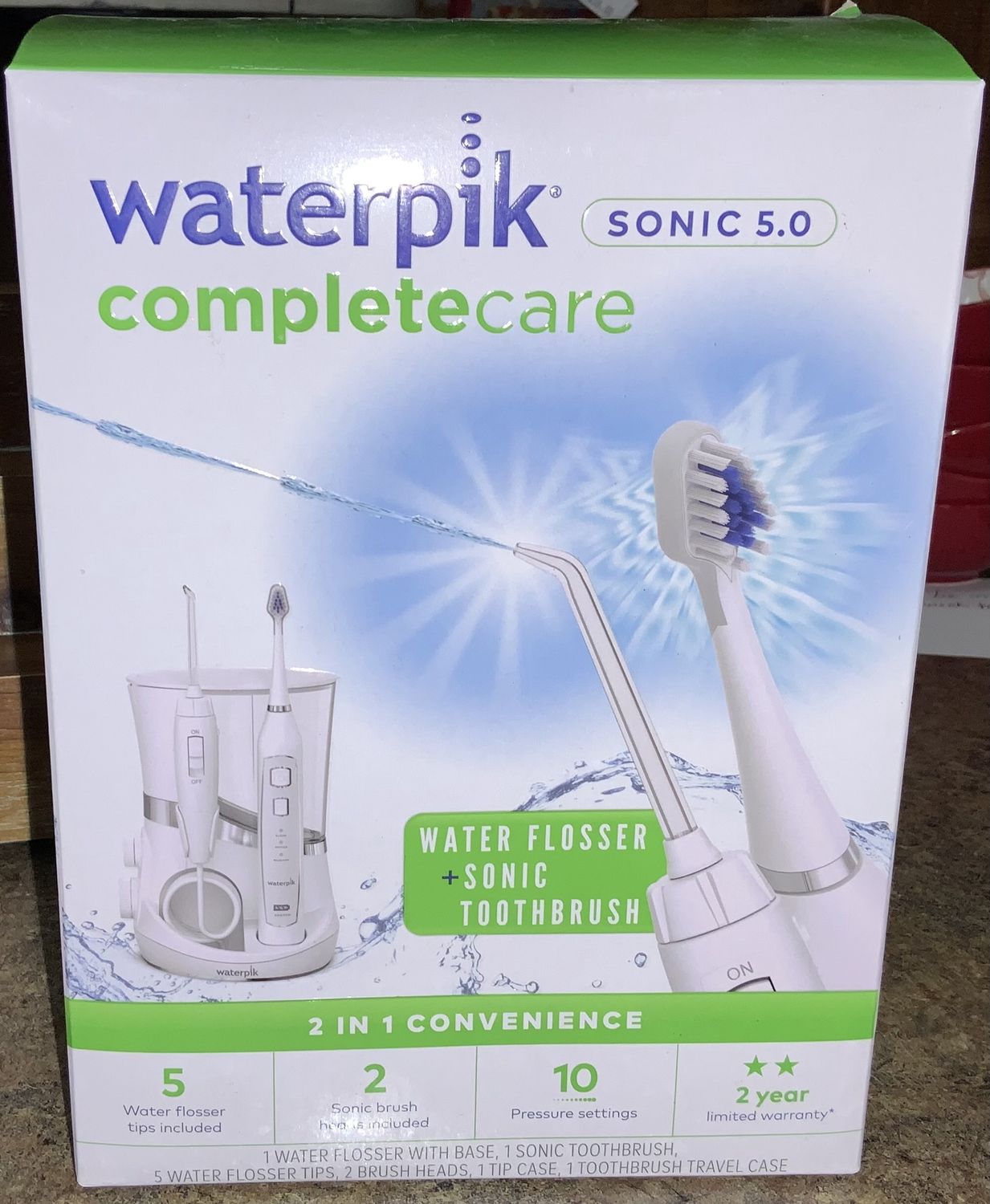 Waterpik Waterflosser/Sonic Toothbrush Combo.