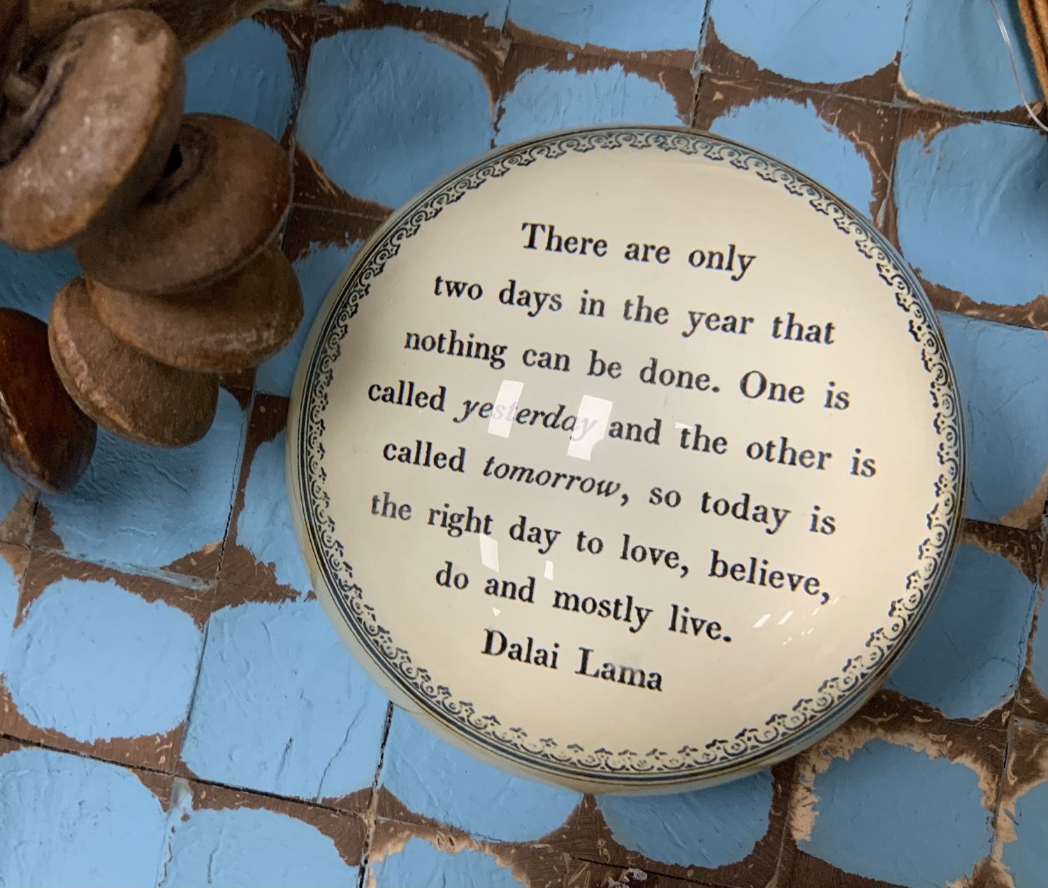 THE DALAI LAMA QUOTE composite paperweight