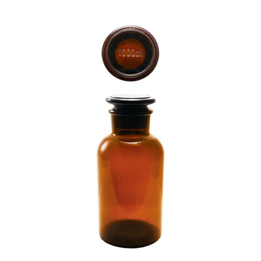 34  oz Glass  Bottle  with  Stopper