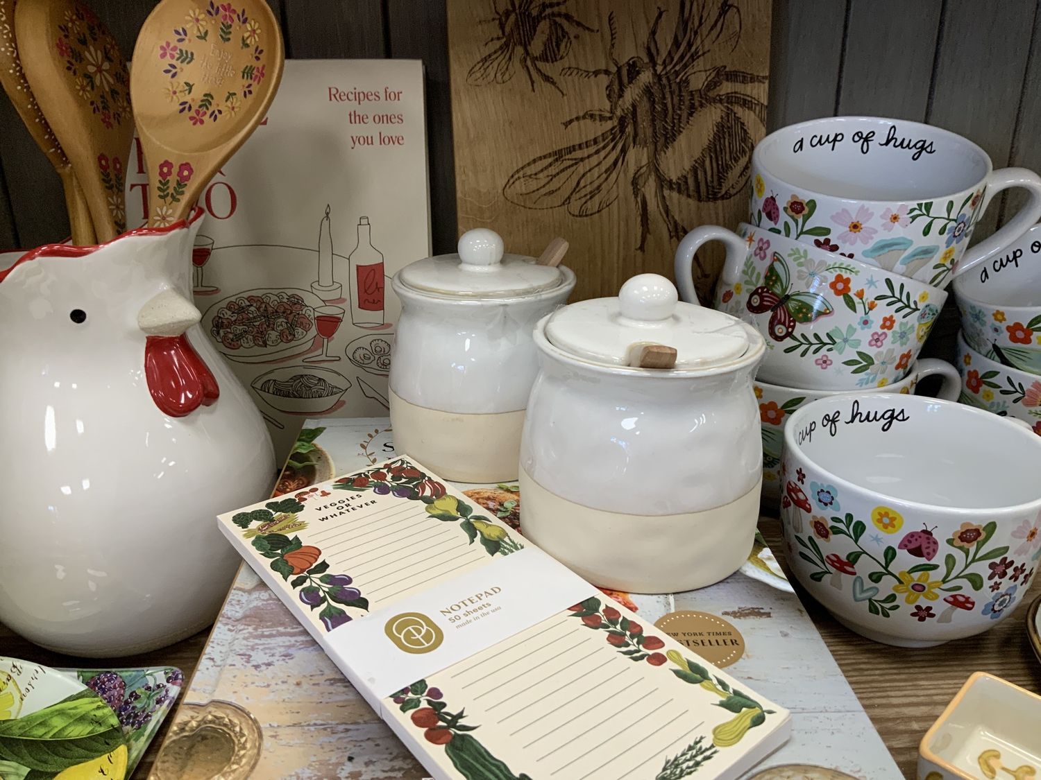 Sugar Pot W/Lid &amp; Spoon