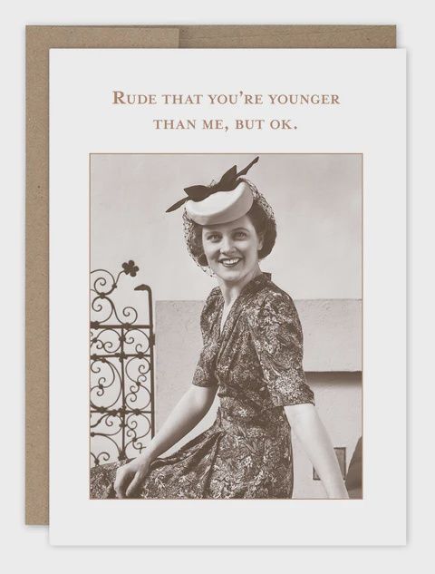 Rude That You're Younger Birthday Card - SM767