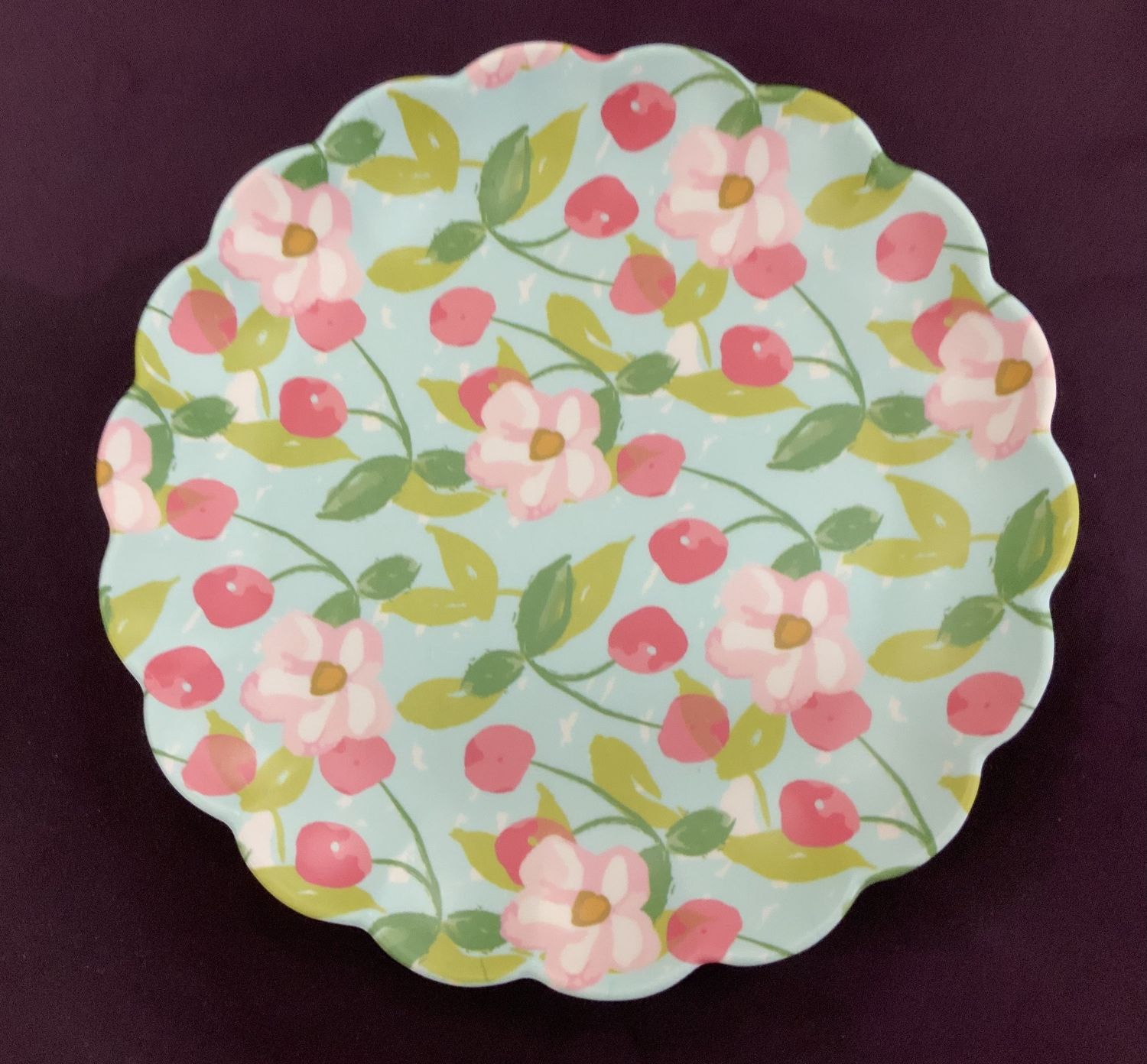 CHERRY Melamine Plate
