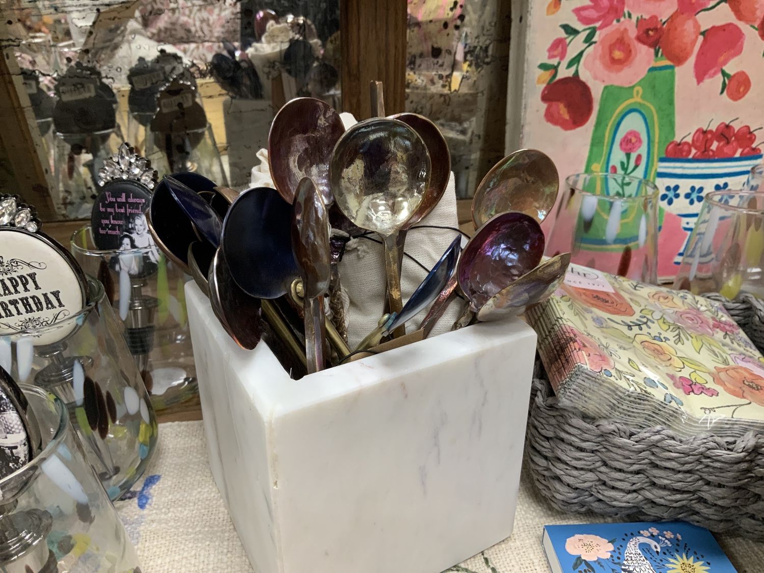 HAND-FORGED COPPER SPOON CC