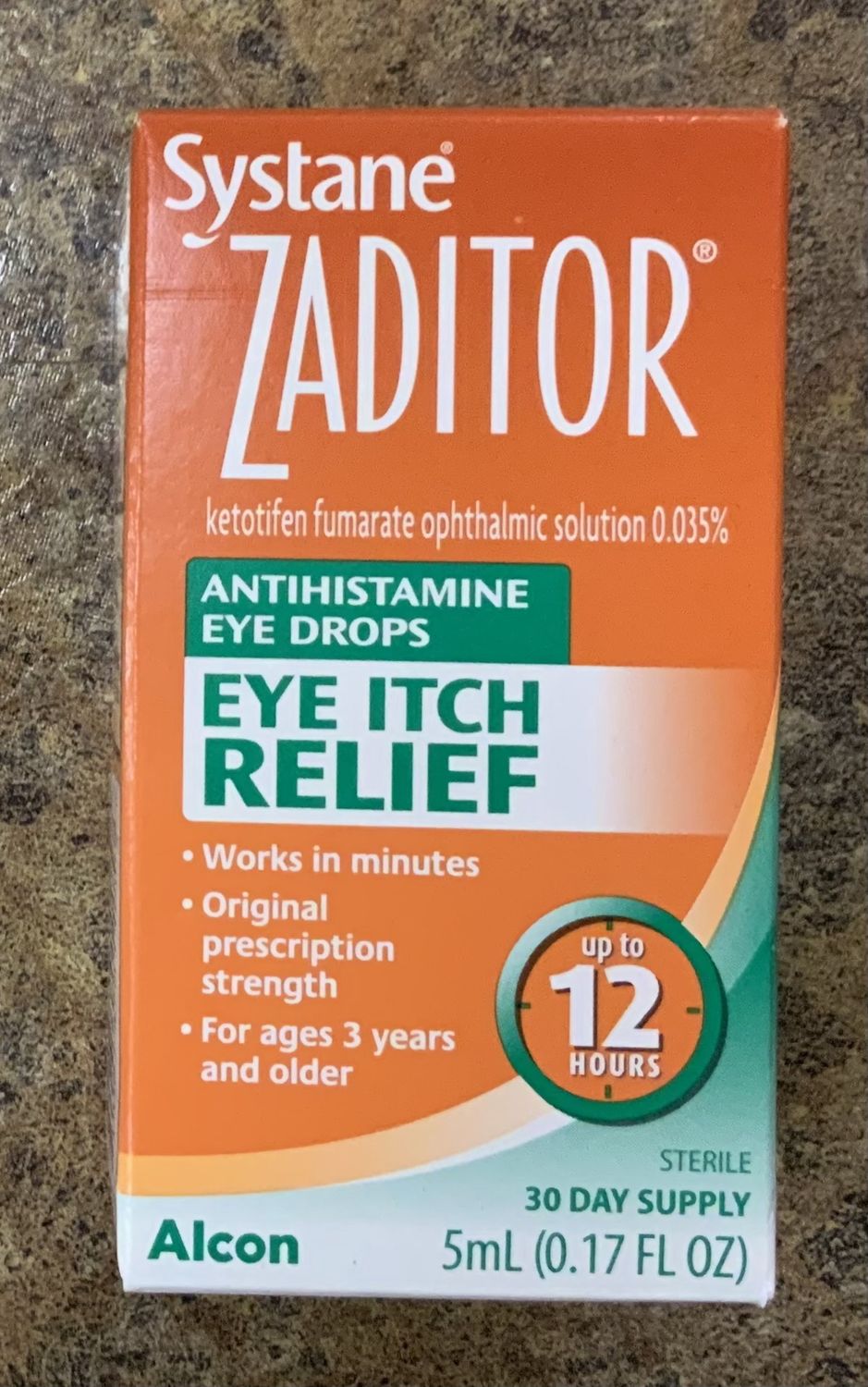 Zaditor 0.025% Eye Drops