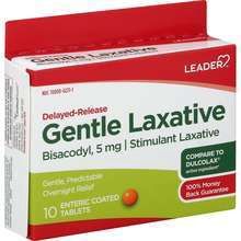 Gentle Laxative 10 Enteric Coated 5 Mg Tablets