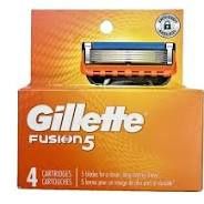Gillette Fusion 5 Cartridges 4 Ea