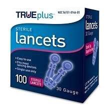 Trueplus Lancets 30Gauge - 100 Lancets