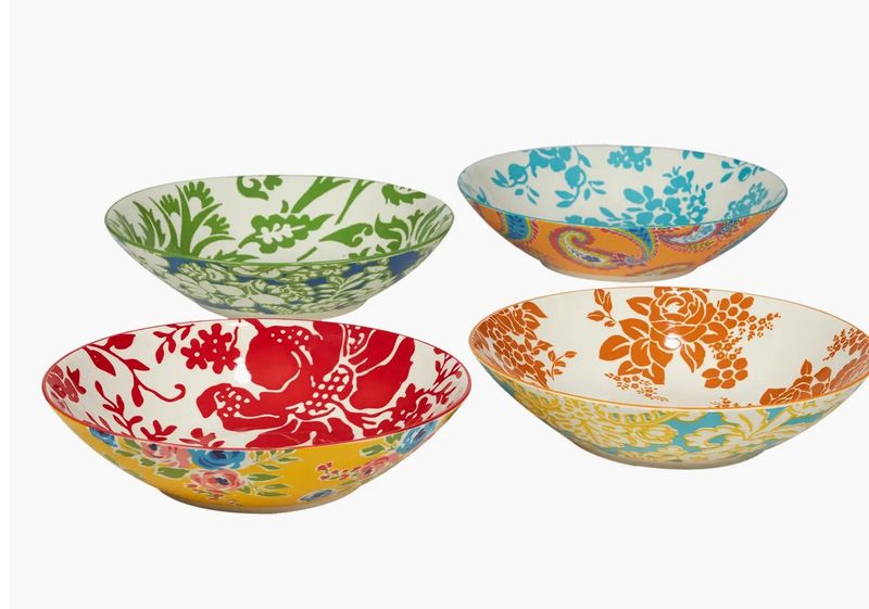 Damask  Floral Soup/Pasta Bowl