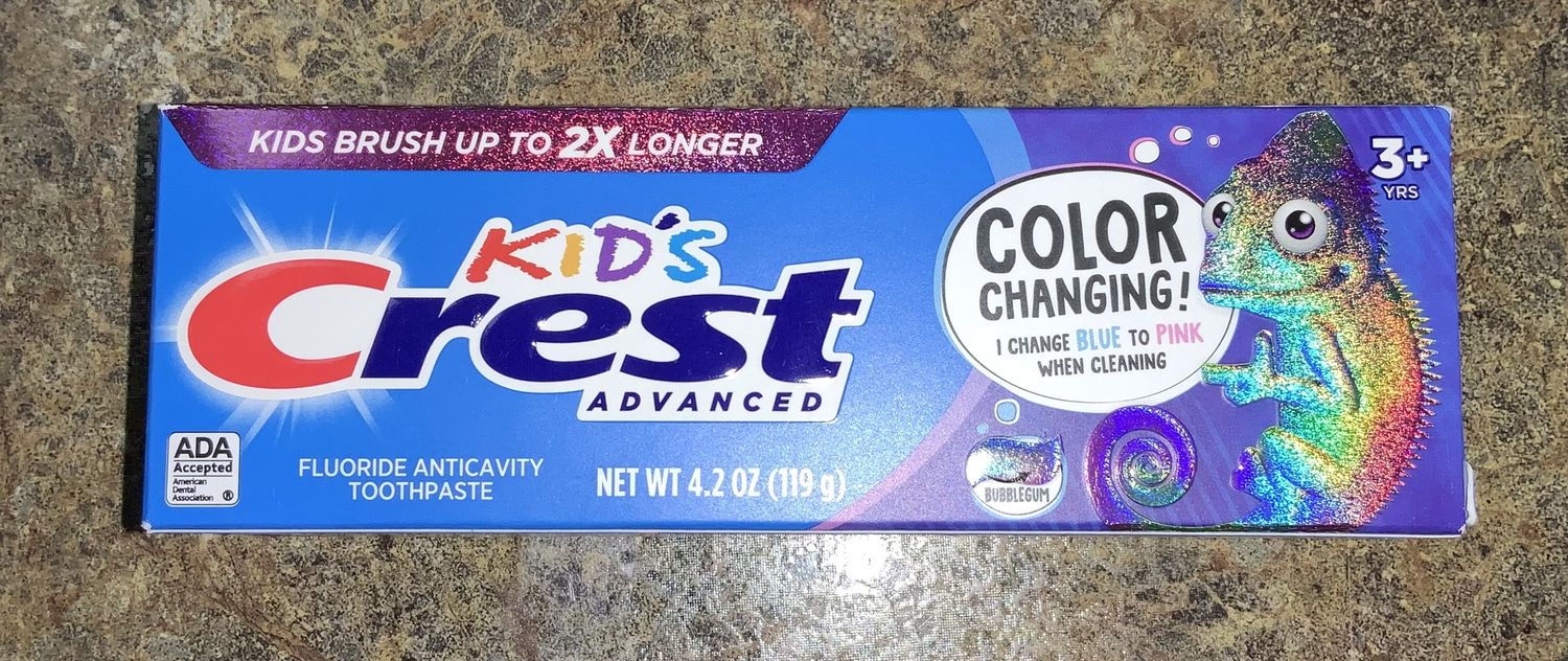 Crest Kids Advanced Floride Anticavity Toothpaste