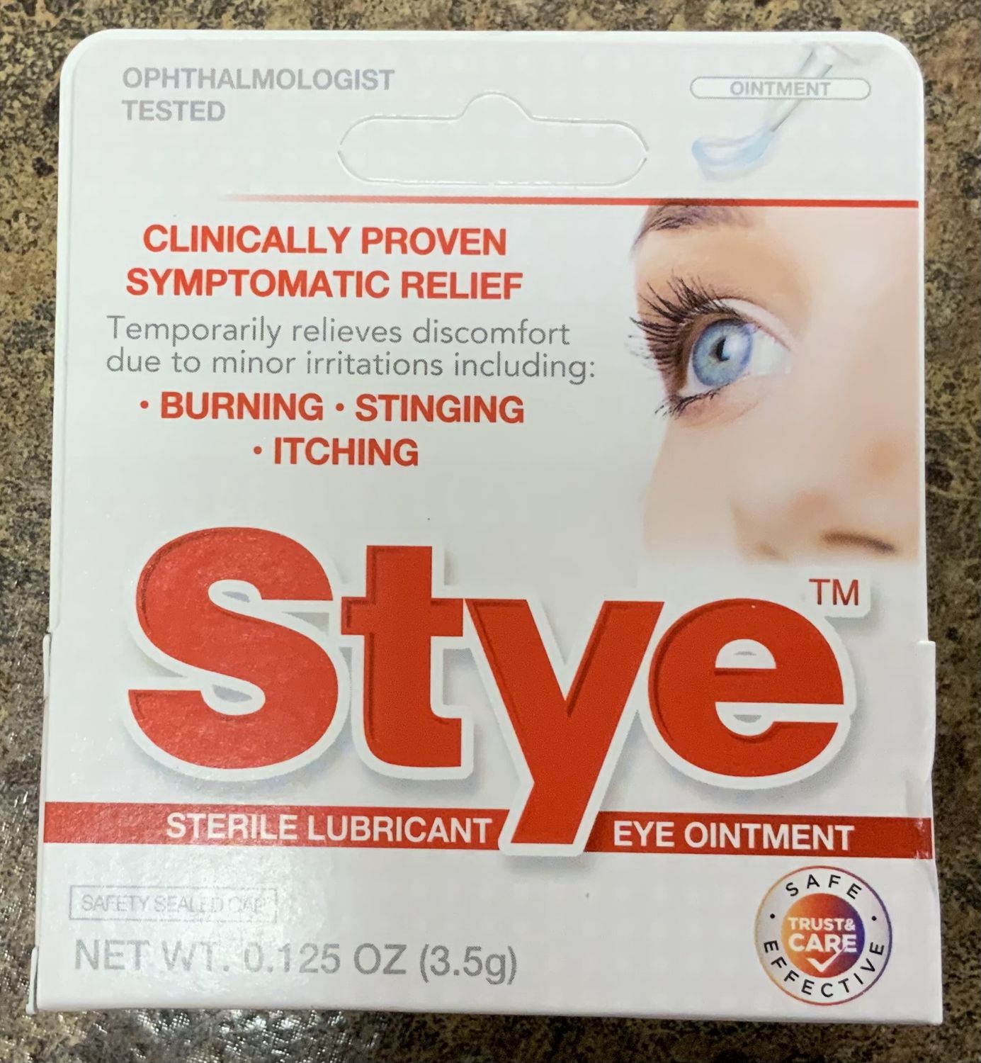 Stye 31.9-57.7% Oint 3.5 Gm
