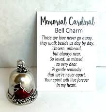 Memorial Cardinal Bell Charm