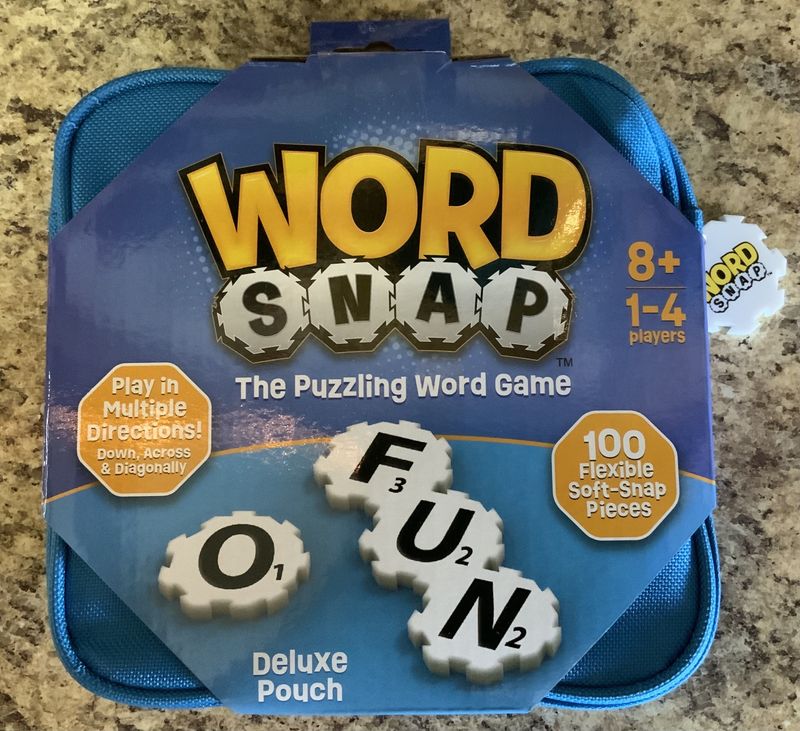 WORD SNAP ZIPPER BAG