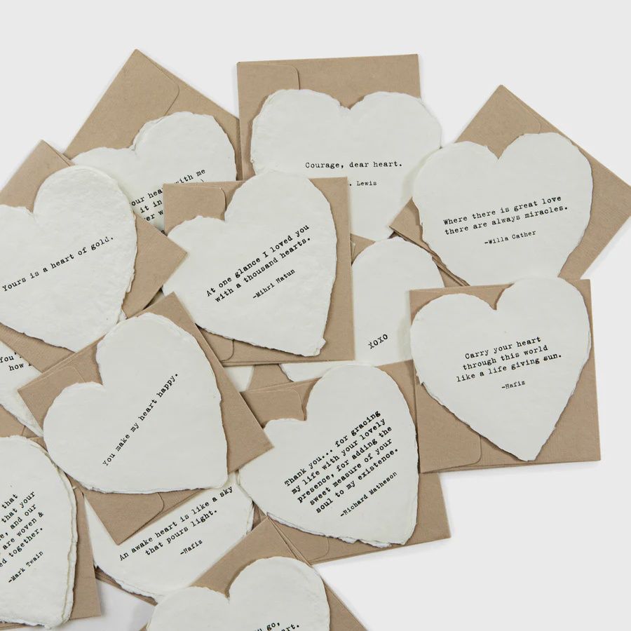 Mini Sugarboo Card (Square or Heart) - Assorted Sayings