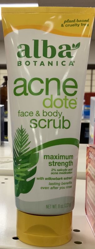 Alba Acne Dote Face And Body Scrub