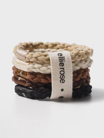 Braided Elastics  5-Pack -  Neutrals