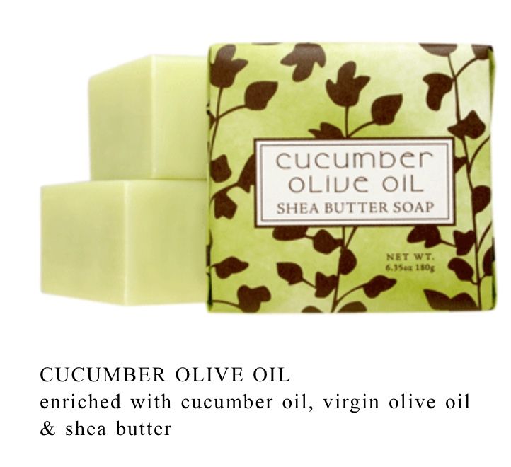 Cucumber Olive Oil  Shea Mini Soap