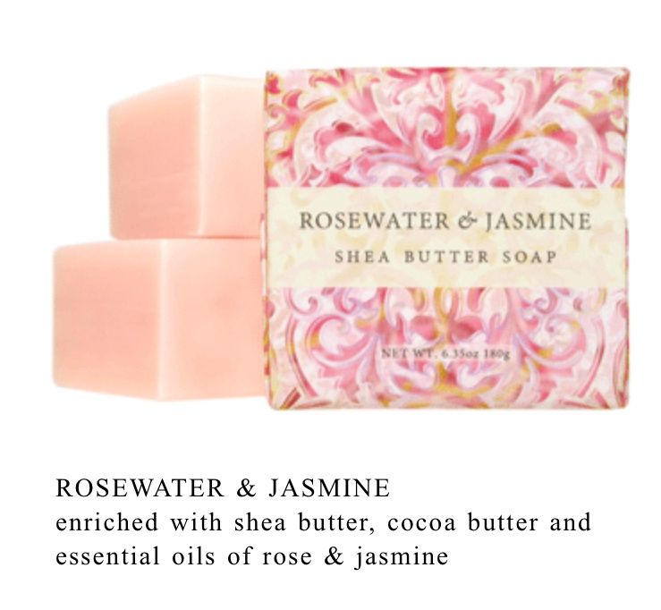 Rosewater &amp; Jasmine mini soap GB