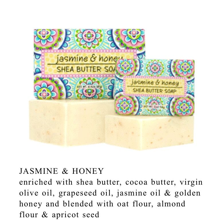 Jasmine &amp; Honey Mini Shea Soap