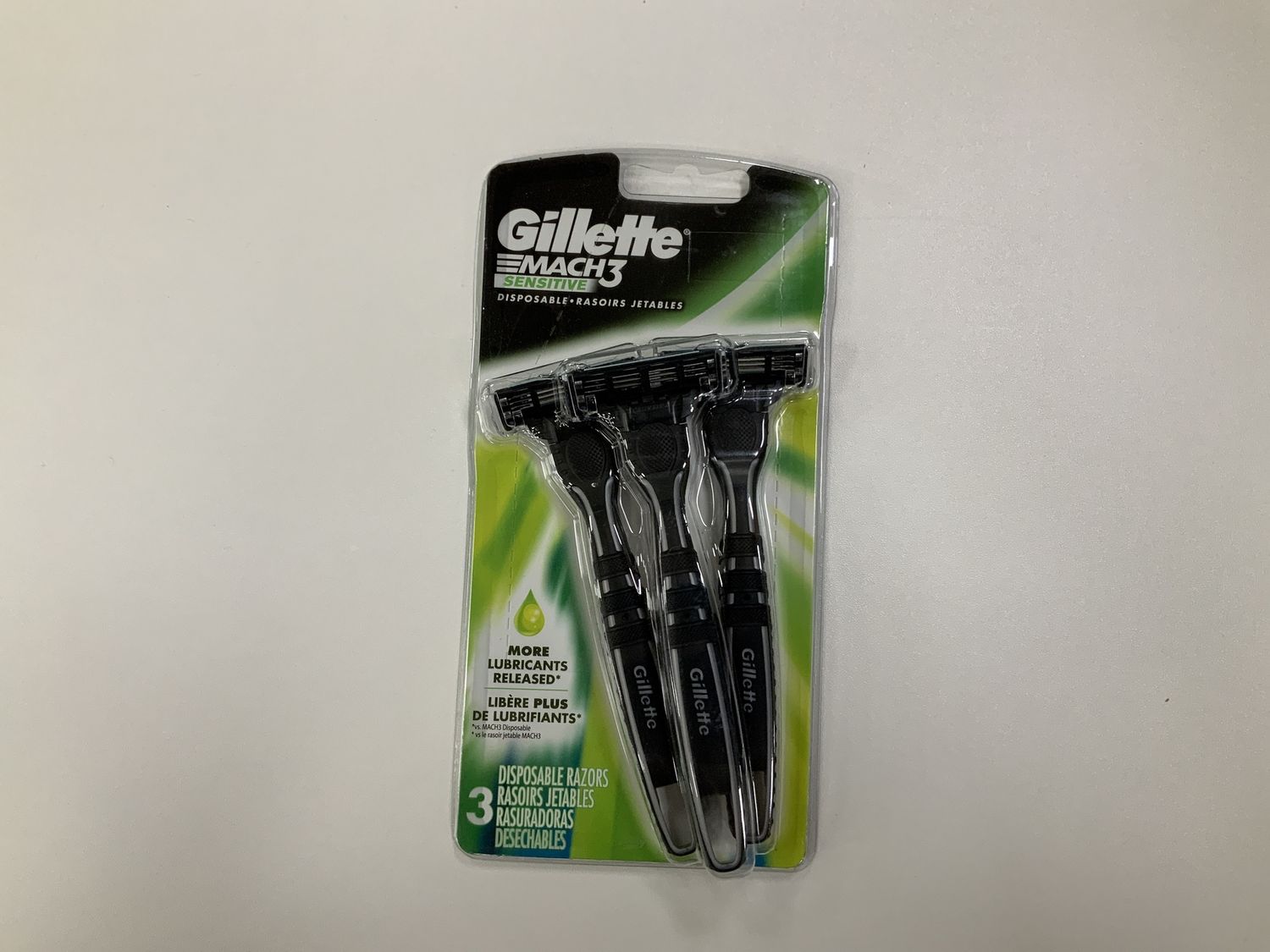 Gillette Mach3 Razo Disposable Sensitive