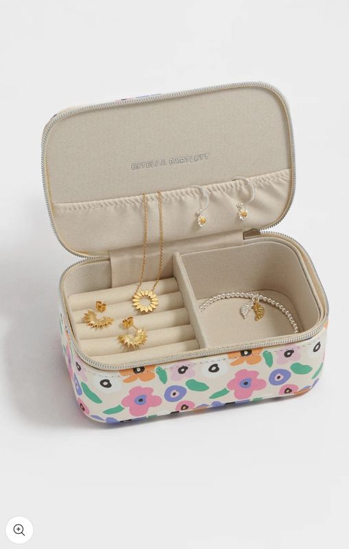 Floral Print Jewelry Box